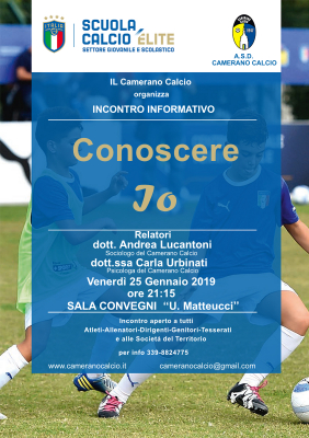 Locandina scuola calcio ELITE_editabile_incontro 25 gennaio 2019